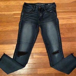 American Eagle Dark Wash Jegging (Size 12)